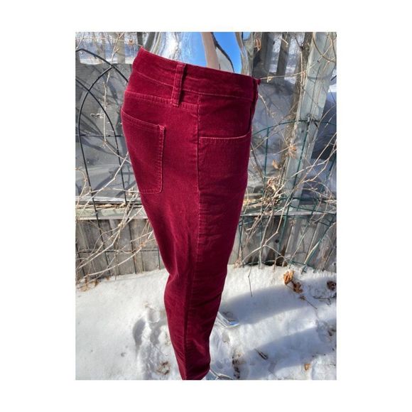 Pendleton Red Corduroy Trousers Mid-Rise Boot Cut - Picture 4 of 11